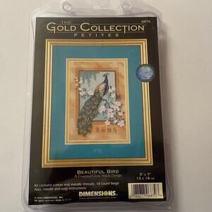 Dimension Gold Collection Beautiful Bird Cross Stitch Kit #6870 OPEN COMPLETE